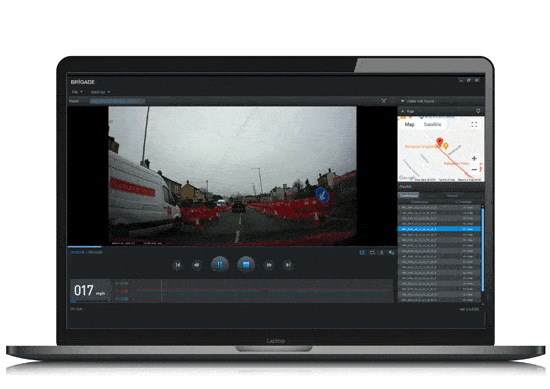 Software para analizar contenido grabado por la cámara dashcam